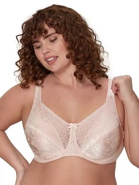 Playtex Secrets Lifts & Supports Full Figure Unlined Underwire Bra SZ 40DD 4422